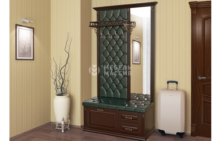 Стеновая панель с зеркалом и тумбой 3 из серии Тунис